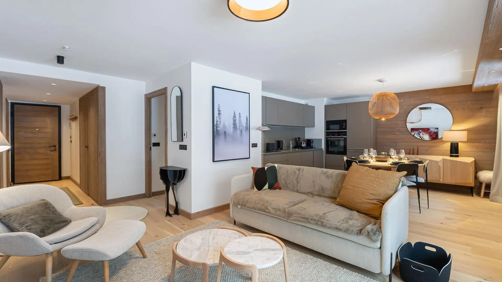 Appartement Neuf Avec Terrasse, 2 Chambres Pres Des Pistes, Sauna, Hammam, Salle De Sport, Parking - Fr-1-569-57 Megève 0*,  Franciaország