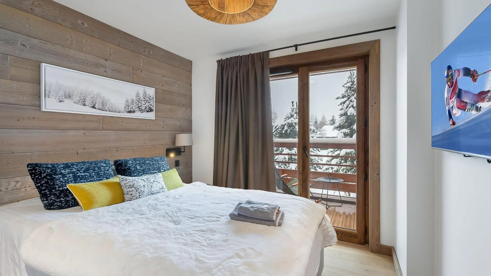 Appartement Neuf Avec Terrasse, 2 Chambres Pres Des Pistes, Sauna, Hammam, Salle De Sport, Parking - Fr-1-569-57 Megève Apartman